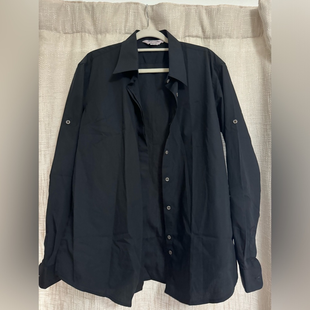 Black Button-Up Shirt